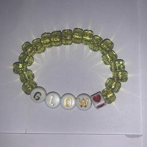 Glow bracelet (handmade) SMALL BUSINESS